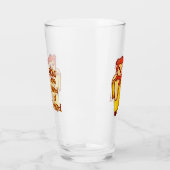 Funny Monkey Banane Sie sind irgendwie komisch Glas (Links)