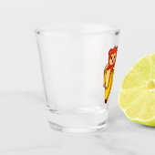 Funny Monkey Banane Sie sind irgendwie komisch Schnapsglas (Links)