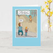 Funny Monkey Business Geburtstag Karte (Gelbe Blume)