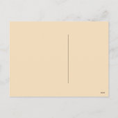 Funny Monkey Cartoon Design Feiertagspostkarte (Rückseite)