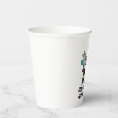 Funny Monkey Couple Valentine's Day Pappbecher (Rechts)