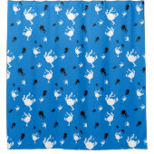 Funny Monkey Duschvorhang - Quirky Schimpanse (Vorderseite)