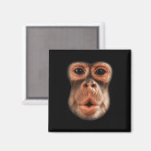 Funny Monkey Face Breath Men Boy Kid Halloween Cos Magnet (Vorderseite/Rückseite)