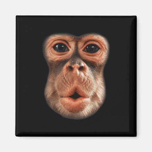 Funny Monkey Face Breath Men Boy Kid Halloween Cos Magnet (Vorne)