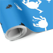 Funny Monkey Geschenkpapier (Rolleneckpunkt)