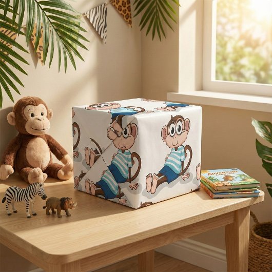 Funny Monkey Geschenkpapier