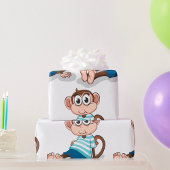Funny Monkey Geschenkpapier