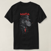 Funny Monkey Gorilla Mafia T-Shirt (Design vorne)