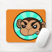 FUNNY MONKEY HORIZONTAL MOUSE PAD MOUSEPAD (Mit Mouse)