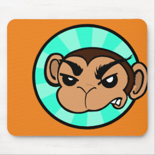 FUNNY MONKEY HORIZONTAL MOUSE PAD MOUSEPAD