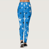 Funny Monkey Leggings - Spielvolles Primat Print Y (Rückseite)