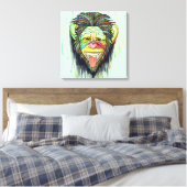 Funny Monkey Leinwanddruck (Insitu (Schlafzimmer))