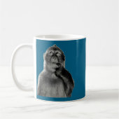 Funny Monkey Meme With Retro Odore Humor Art Style Kaffeetasse (Links)