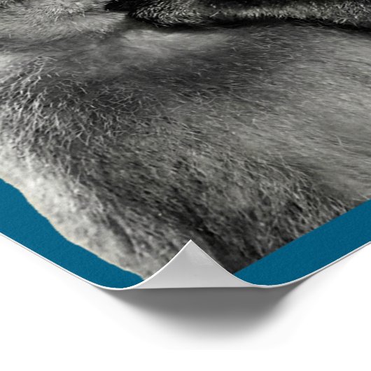 Funny Monkey Meme With Retro Odore Humor Art Style Poster (Ecke)