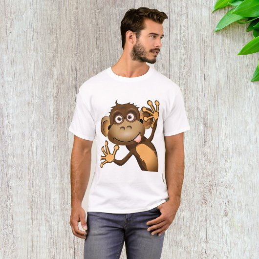Funny Monkey Mens T - Shirt