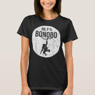 Funny Monkey mit Chimpanzee Bonobo DNA T-Shirt