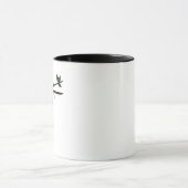 Funny Monkey Muster Kaffeekuchen Tasse (Zentrum)