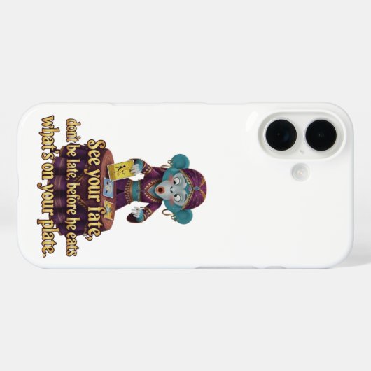 Funny Monkey Mystic Case-Mate iPhone Hülle (Rückseite (Horizontal))