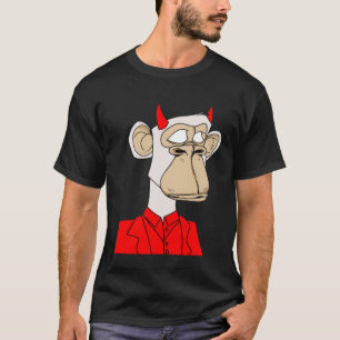Funny Monkey Non Fungible Human NFT Crypto Art Tok T-Shirt
