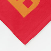 FUNNY MONKEY PERSONALISIERT FLEECE BLANKET (Ecke)
