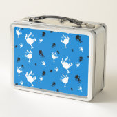 Funny Monkey Personalisiert Metal Lunch Box (Rückseite)