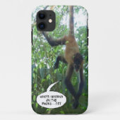 Funny Monkey Phone Case (Rückseite)