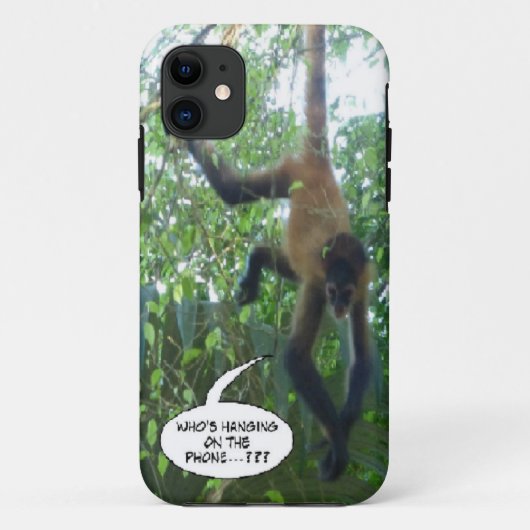 Funny Monkey Phone Case (Rückseite)