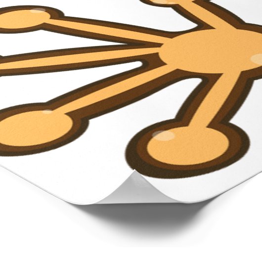 Funny Monkey Poster (Ecke)