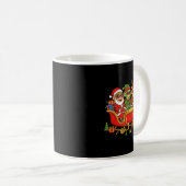 Funny Monkey Santa Reindeer Elf Christmas Womens M Kaffeetasse (VorderseiteRechts)