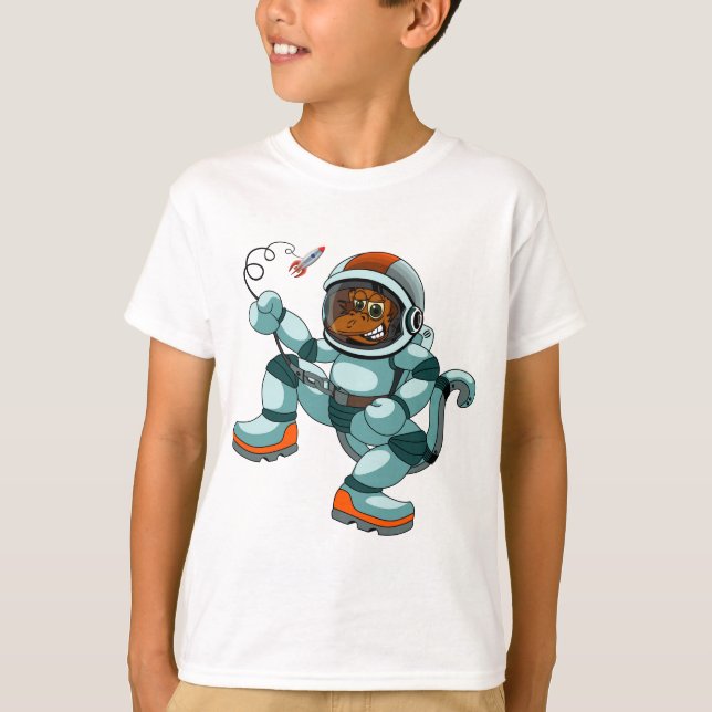 FUNNY MONKEY (Space ver) T-Shirt (Vorderseite)