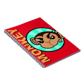 FUNNY MONKEY SPIRAL NOTEBOOK NOTIZBLOCK (Rechte Seite)