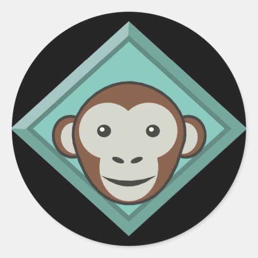 Funny Monkey Stickers (Vorderseite)