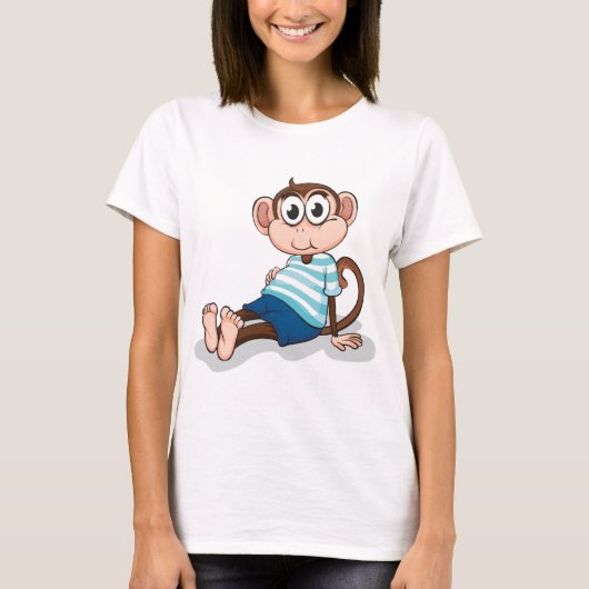 Funny Monkey T-Shirt (Vorderseite)
