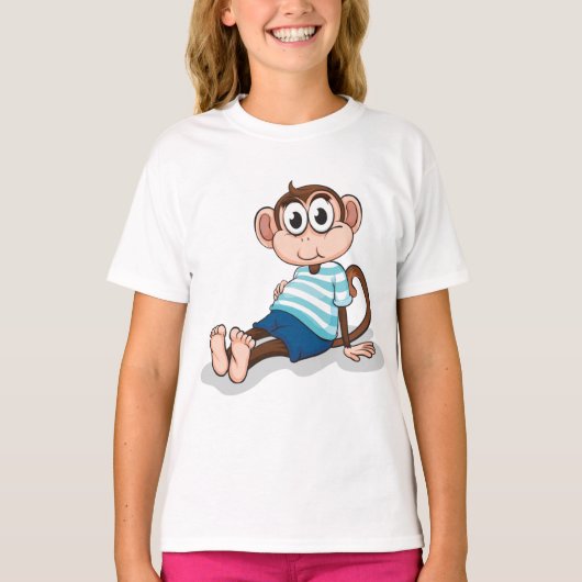Funny Monkey T-Shirt (Vorderseite)