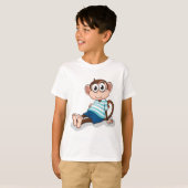 Funny Monkey T-Shirt (Vorne ganz)