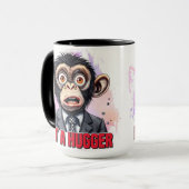 Funny Monkey Tasse (Vorderseite Links)