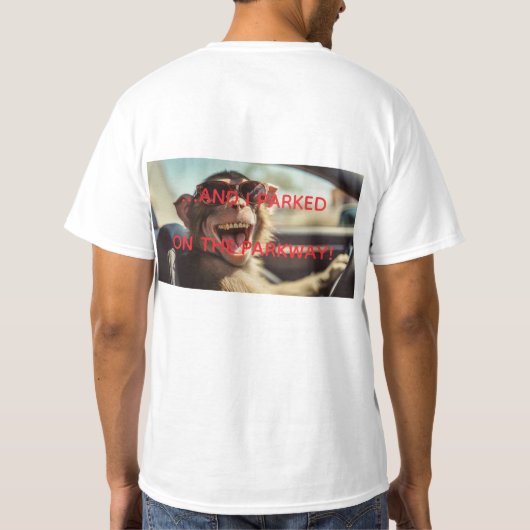 Funny Monkey TSHIRT (Rückseite)