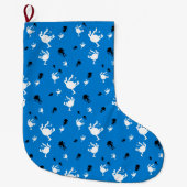 Funny Monkey Weihnachts-Strumpf Wrapping Paper Großer Weihnachtsstrumpf (Vorderseite)