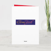 Funny Monkey Wrench, Hammermusik am Geburtstag Karte (Rückseite)