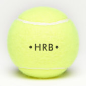 Funny Monogram  meine Tennisball nicht Tennisbälle (Rückseite)