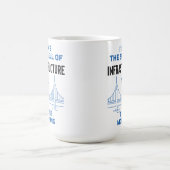 Funny Monogram Zivil Engineering Bridge Engineer Kaffeetasse (Mittel)