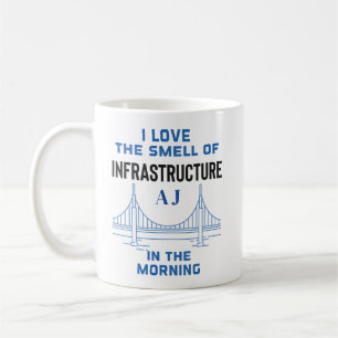 Funny Monogram Zivil Engineering Bridge Engineer Kaffeetasse