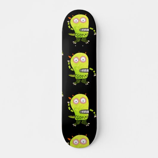 FUNNY MONSTER ALIEN Skateboards (Vorne)
