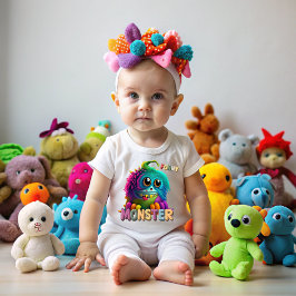 Funny Monster Baby T-shirt