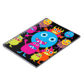 Funny Monster Bash Niedliche Kreaturen Party Notizblock (Linke Seite)