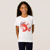Funny Monster Crazy Niedlich T-Shirt (Vorne ganz)