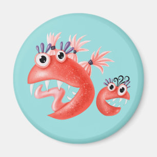 Funny Monster Friends glückliche Alberne Kreaturen Magnet