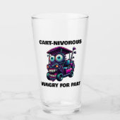 Funny Monster Golf Cart Geschenk Sport Fans Glas (Vorderseite)