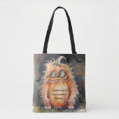 Funny Monster Halloween Candy Tasche (Vorderseite)