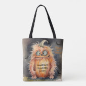 Funny Monster Halloween Candy Tasche (Rückseite)